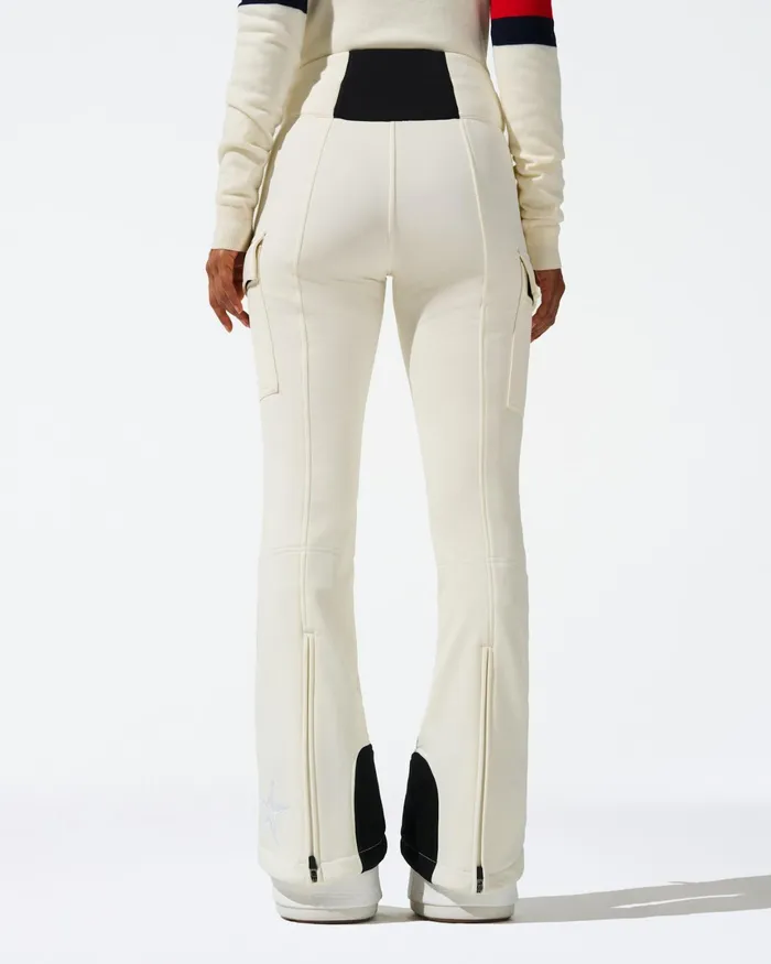 Perfect Moment MidRise Cargo Ski Pant White Women Pants