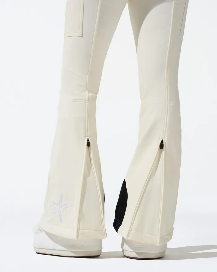 Perfect Moment MidRise Cargo Ski Pant White Women Pants