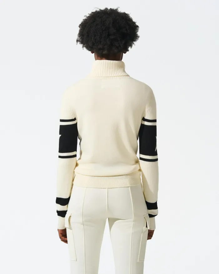Perfect Moment Schild Merino Wool Sweater White Women Tops