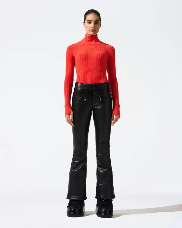 Perfect Moment Seamless Bodysuit Orange Women Base Layers