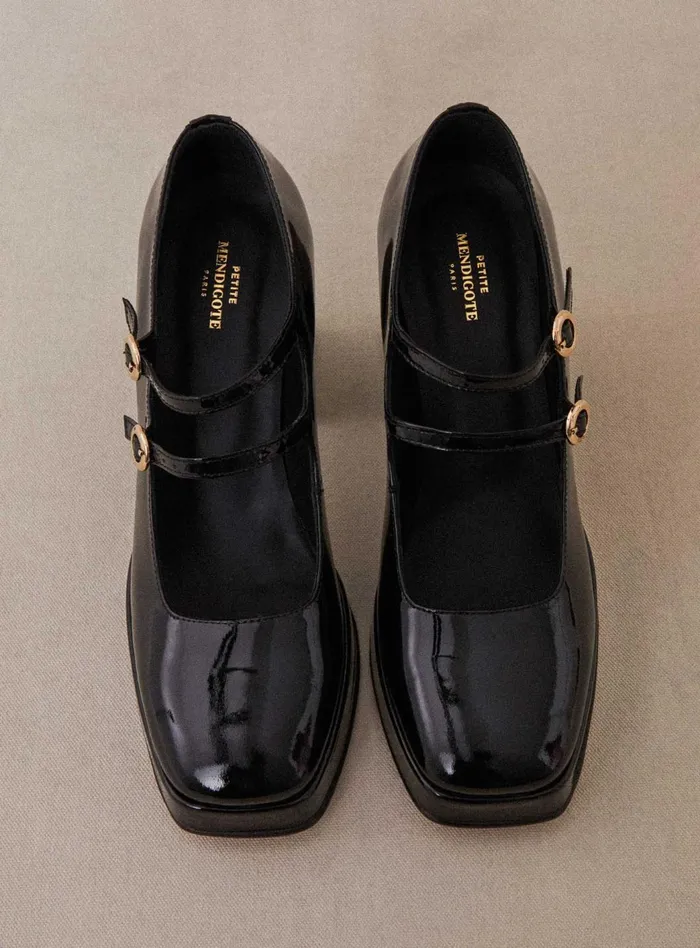 Petite Mendigote Babies Ss24 Constance Platform Heels Black 8211 Women