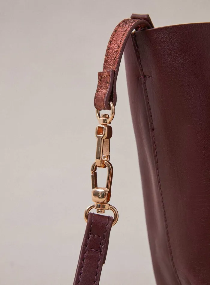 Petite Mendigote Baskets Fw24 Petit Sac Sweety Cuir Bordeaux 8211 Women