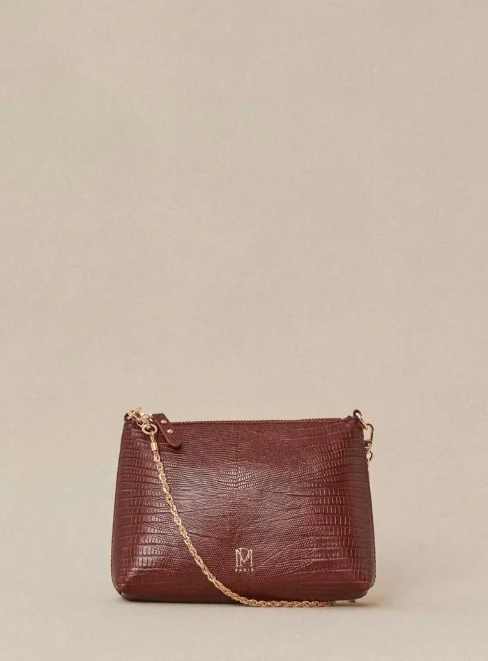 Petite Mendigote Leather Bags Fw24 Sac Serion Serpent Cognac 8211 Women