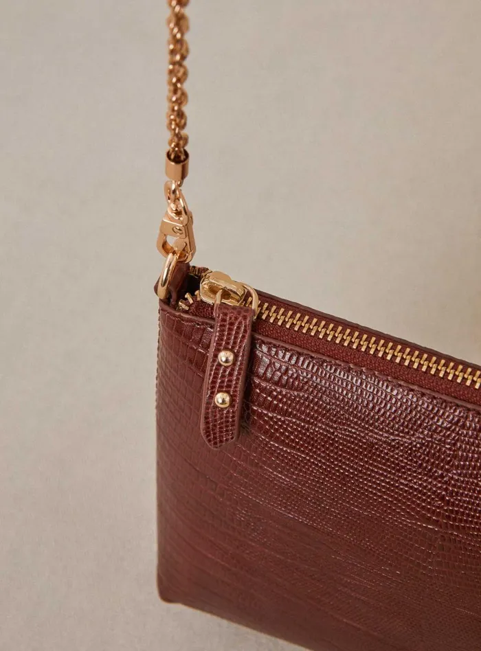Petite Mendigote Leather Bags Fw24 Sac Serion Serpent Cognac 8211 Women