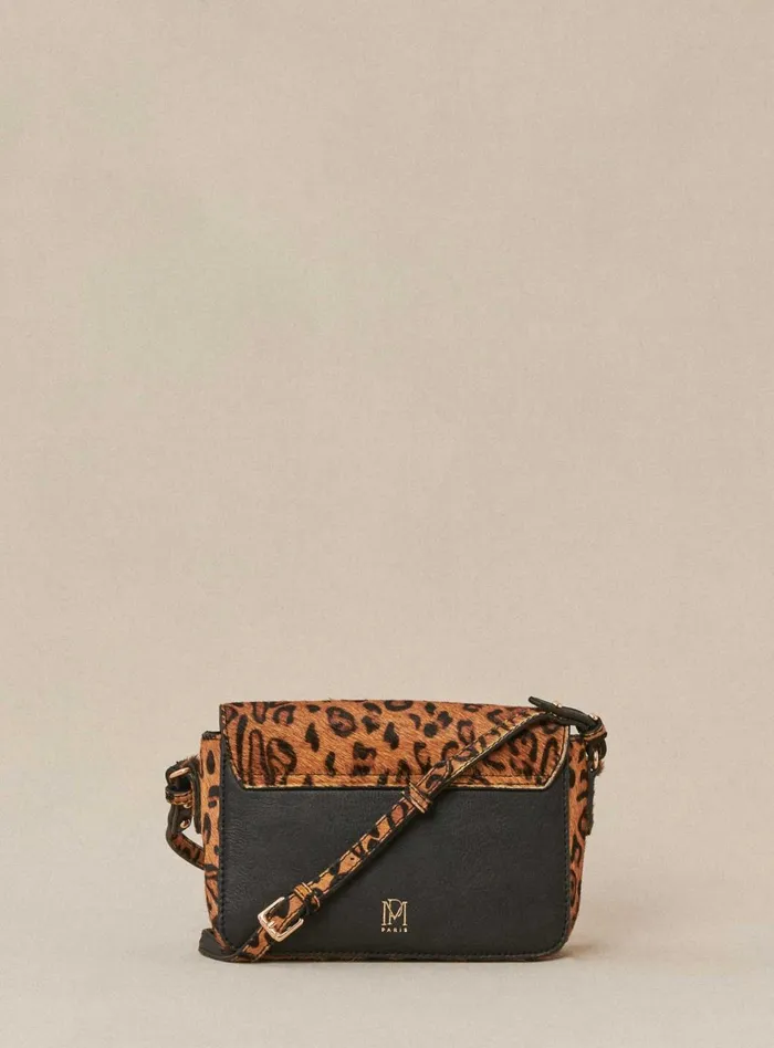 Petite Mendigote Leather Bags Fw24 Sac Servan Pony Leopard 8211 Women