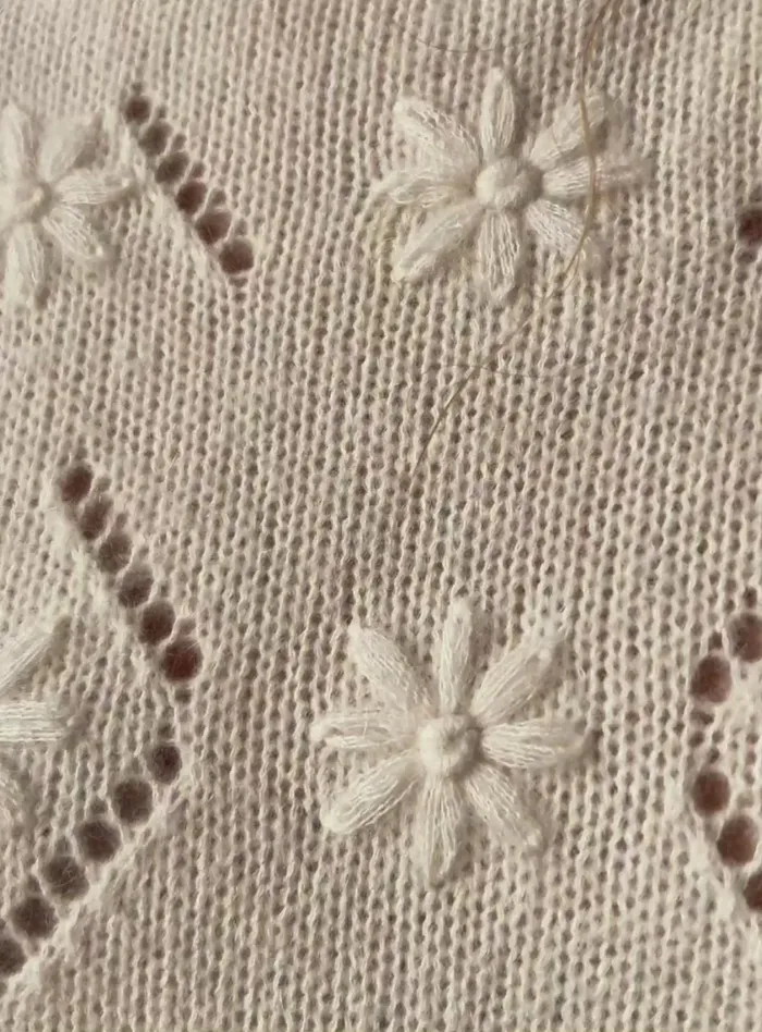 Petite Mendigote Meshes Minetta Sweater Ecru 8211 Women
