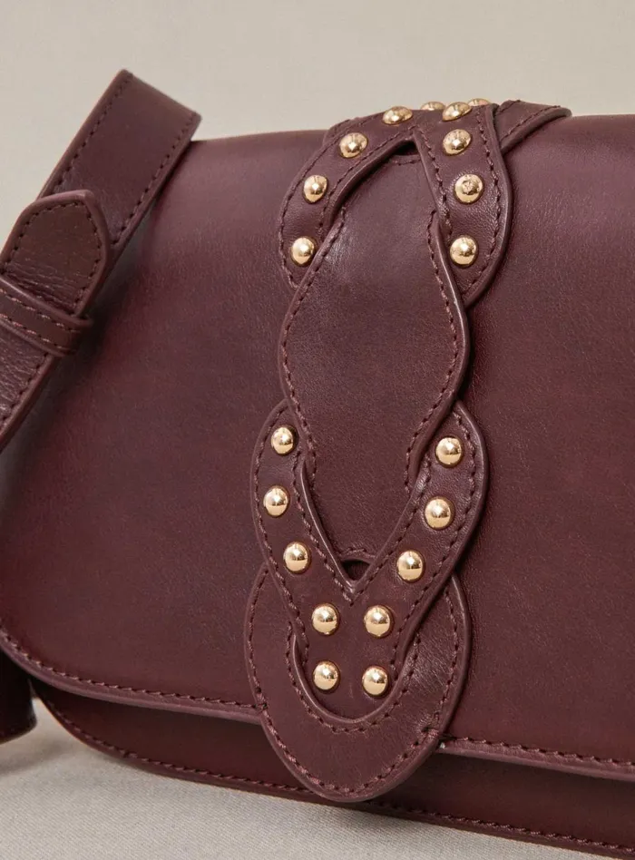 Petite Mendigote Shoulder Bags Fw24 Sac Soleo Cuir Bordeaux 8211 Women