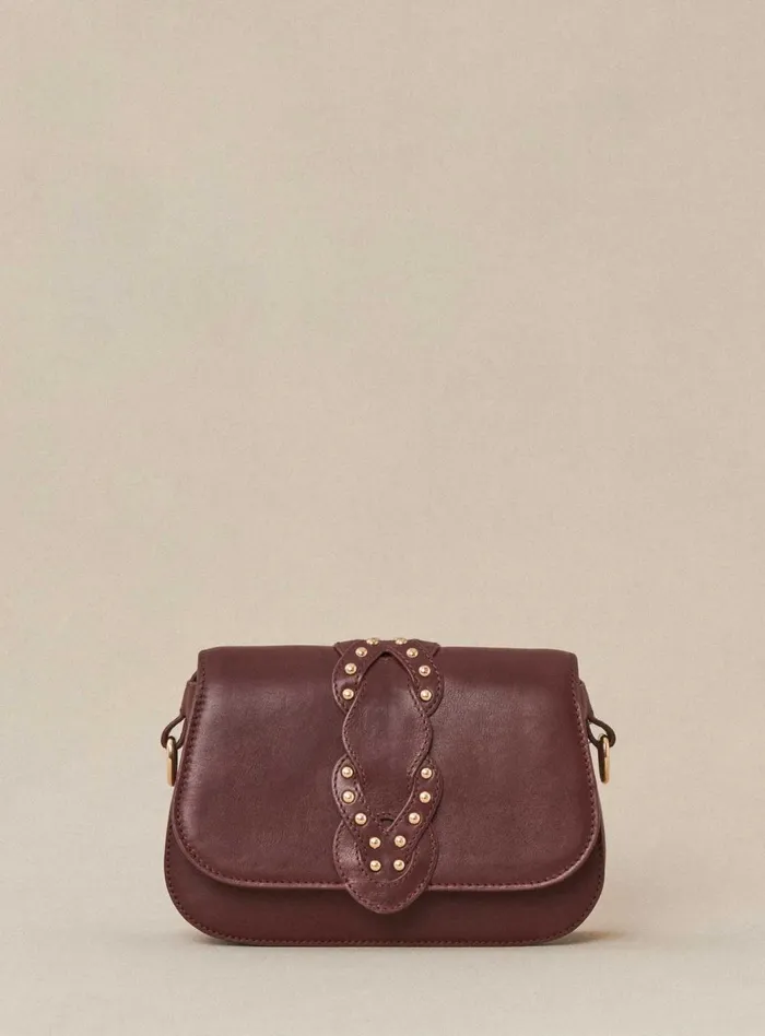 Petite Mendigote Shoulder Bags Fw24 Sac Soleo Cuir Bordeaux 8211 Women
