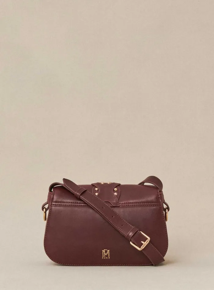 Petite Mendigote Shoulder Bags Fw24 Sac Soleo Cuir Bordeaux 8211 Women