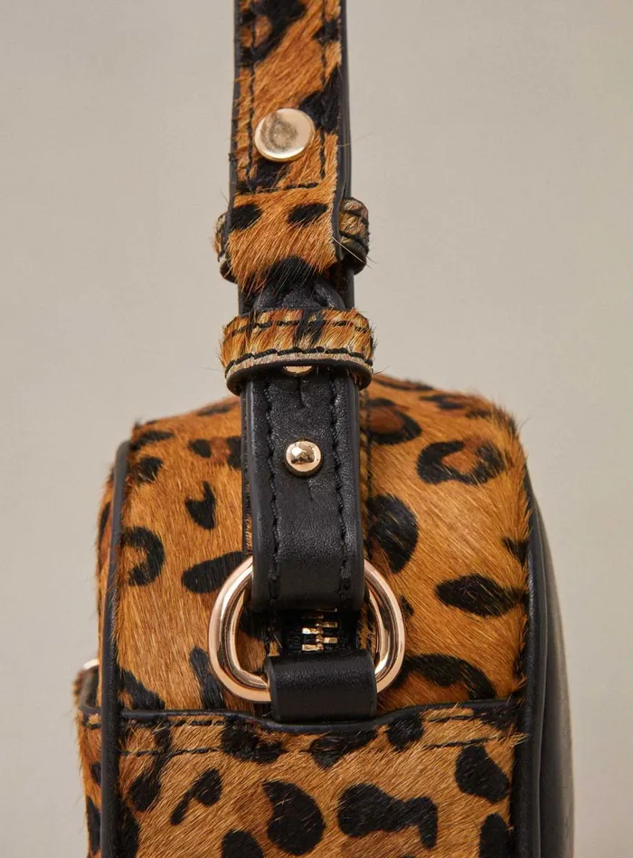 Petite Mendigote Shoulder Bags Fw24 Sammy Petit Pony Et Cuir Leopard 8211 Women