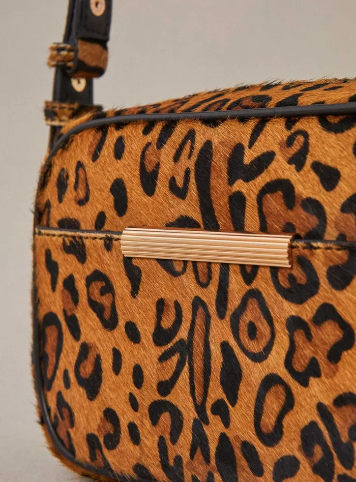 Petite Mendigote Shoulder Bags Fw24 Sammy Petit Pony Et Cuir Leopard 8211 Women