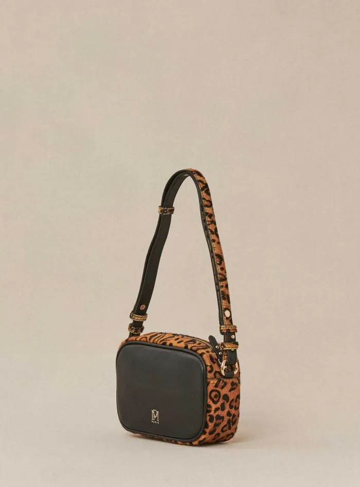 Petite Mendigote Shoulder Bags Fw24 Sammy Petit Pony Et Cuir Leopard 8211 Women