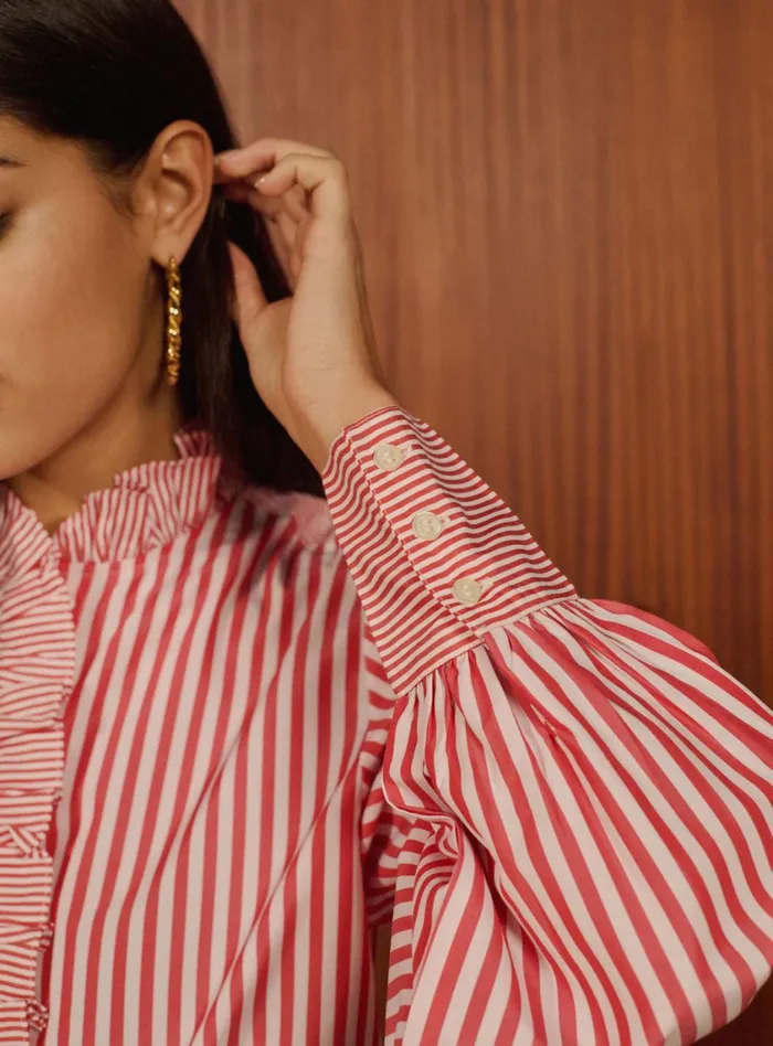Petite Mendigote Tops Blouses Talcy Shirt Red 8211 Women