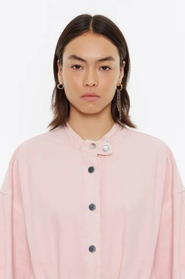 Pink Denim Cargo Jumpsuit Denim Pink Women Bimba Y Lola Dresses And Jumpsuits Pink Denim Cargo Jumpsuit Denim Pink Women Bimba Y Lola Dresses And Jumpsuits