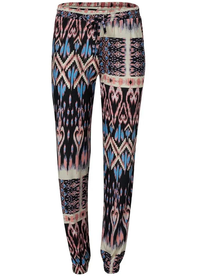 Printed Casual Pants Black Multi Women VENUS Casual