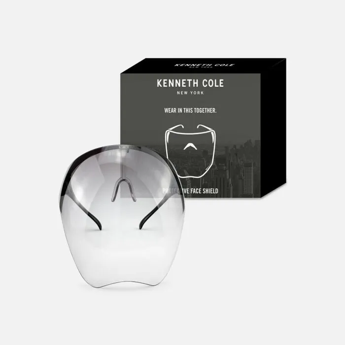 Protective Face Shield Grey WomenMen Kenneth Cole Protective Wear