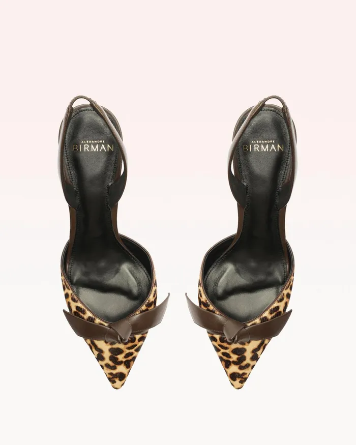 Pumps Women Alexandre Birman Clarita Bell Slingback 60 Leopard Alexandre Birman Clarita Slingback Animal Print