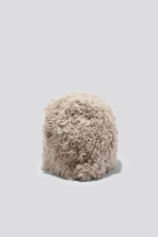 Rachel Comey Hats Women Shearling Beanie Natural