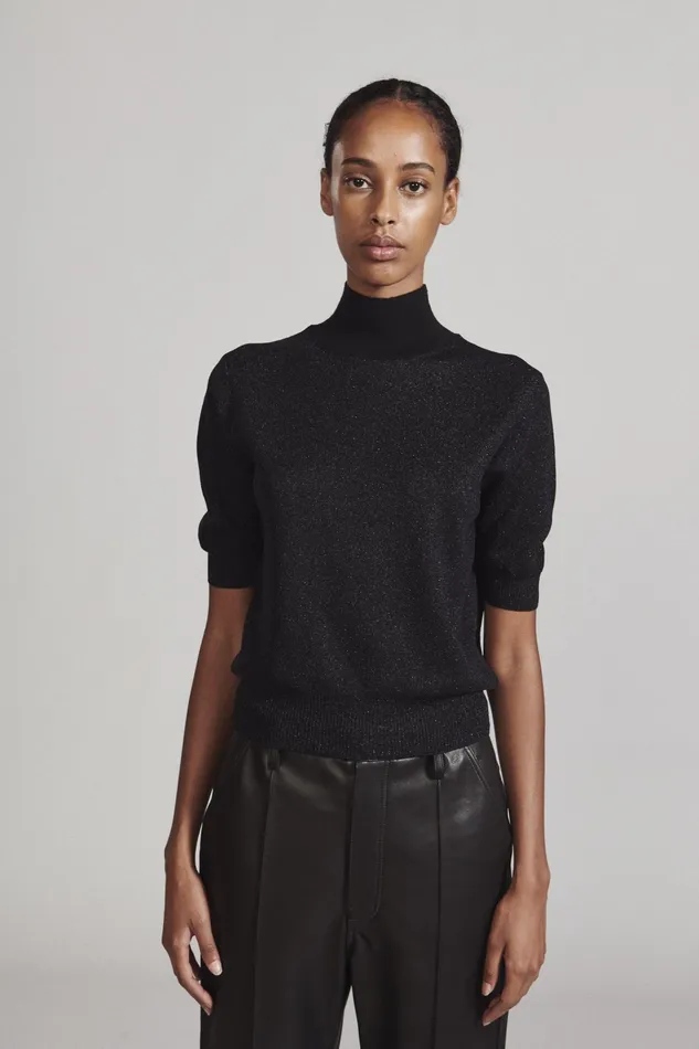Rachel Comey Knits Women Cropped Tee Champagne