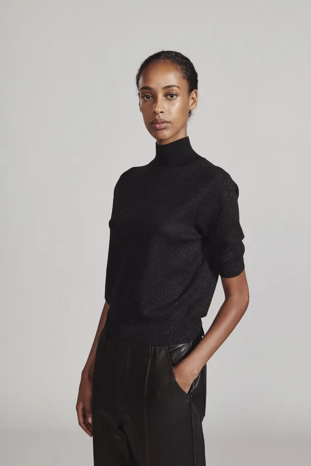 Rachel Comey Knits Women Cropped Tee Champagne