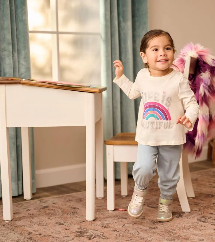 Rainbow Long Sleeve TShirt Hatley