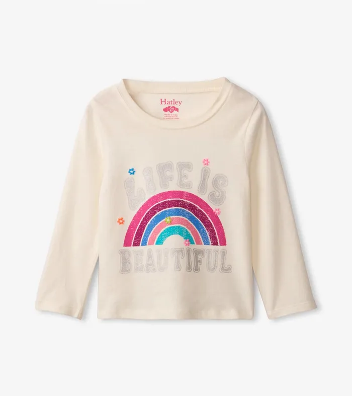 Rainbow Long Sleeve TShirt Hatley