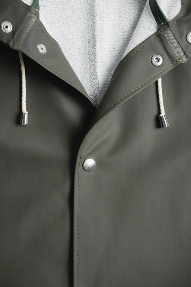 Raincoats Men Stutterheim Stockholm Long Raincoat Green