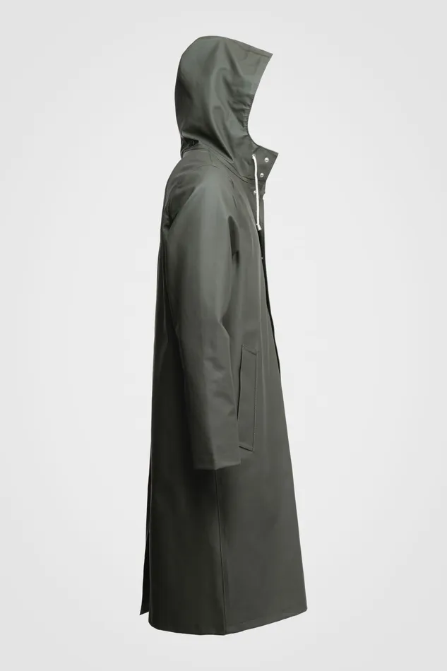 Raincoats Men Stutterheim Stockholm Long Raincoat Green