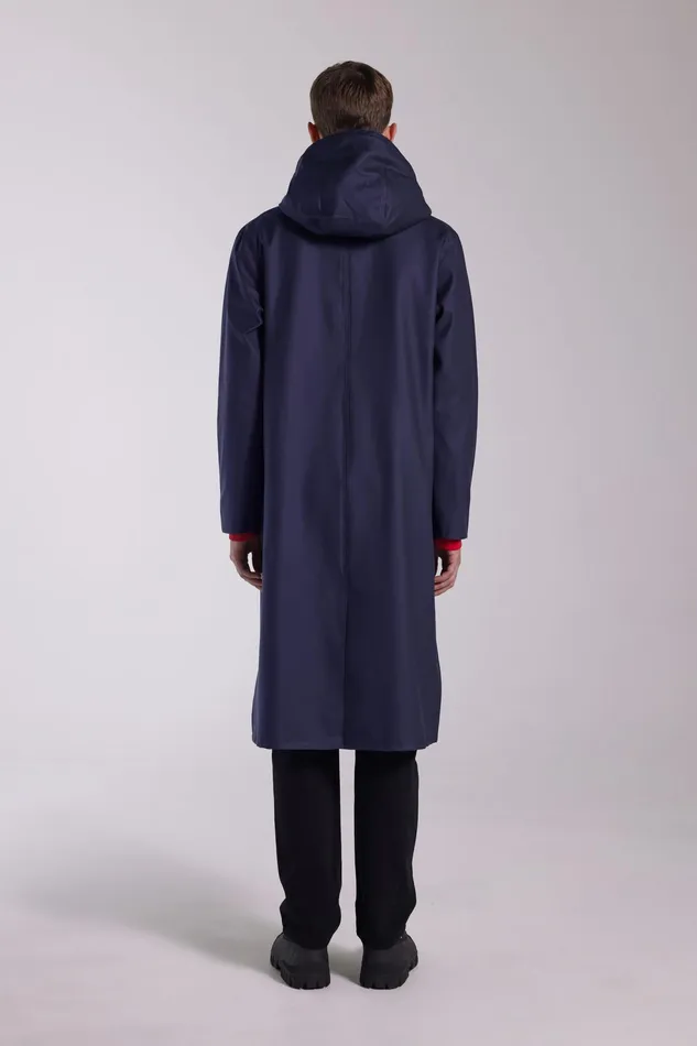 Raincoats Men Stutterheim Stockholm Long Raincoat Navy