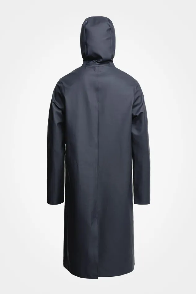 Raincoats Men Stutterheim Stockholm Long Raincoat Navy