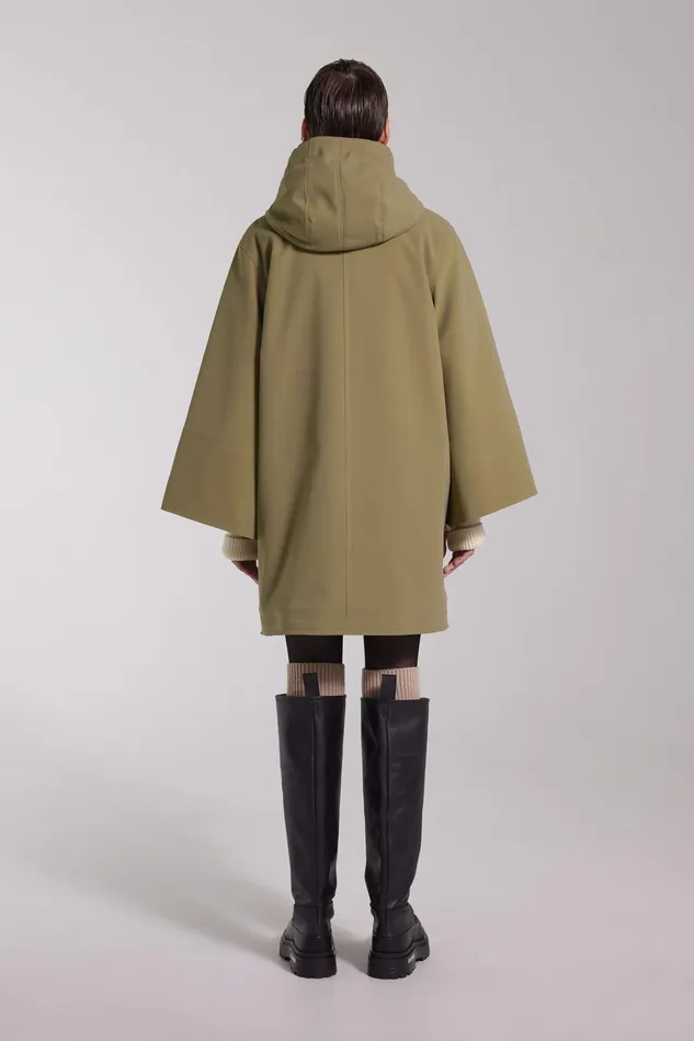 Raincoats Women Stutterheim Lubban Winter Matte Raincoat Aloe