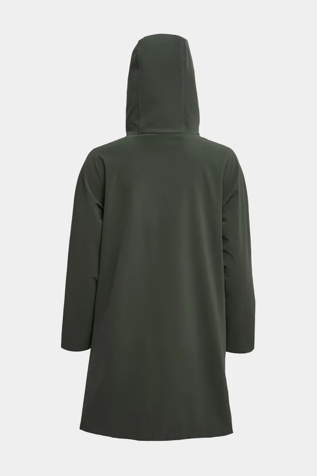 Raincoats Women Stutterheim Mosebacke Lightweight Matte Raincoat Green