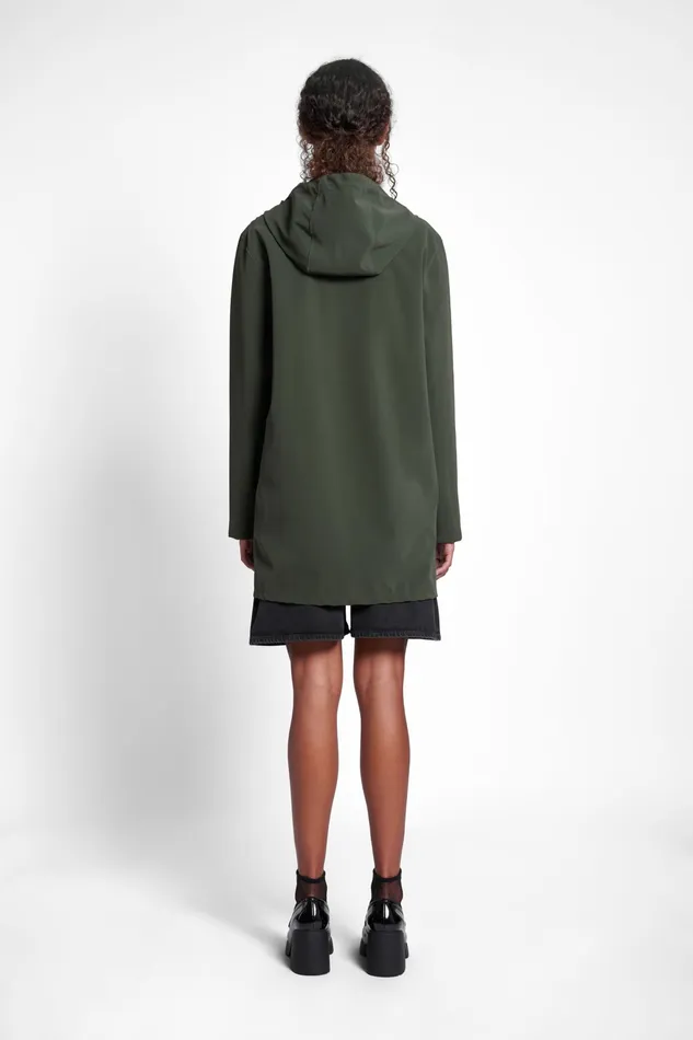 Raincoats Women Stutterheim Stockholm Lightweight Matte Raincoat Green