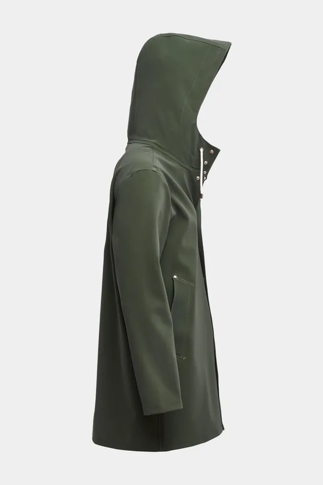 Raincoats Women Stutterheim Stockholm Lightweight Matte Raincoat Green