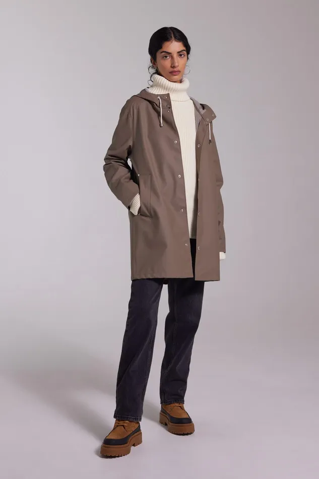 Raincoats Women Stutterheim Stockholm Lightweight Raincoat Mole