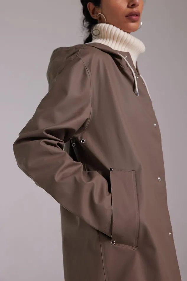 Raincoats Women Stutterheim Stockholm Lightweight Raincoat Mole