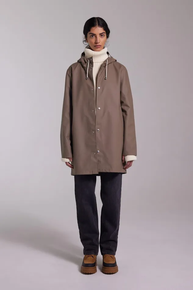Raincoats Women Stutterheim Stockholm Lightweight Raincoat Mole
