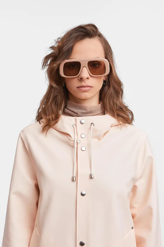 Raincoats Women Stutterheim Stockholm Raincoat Peach