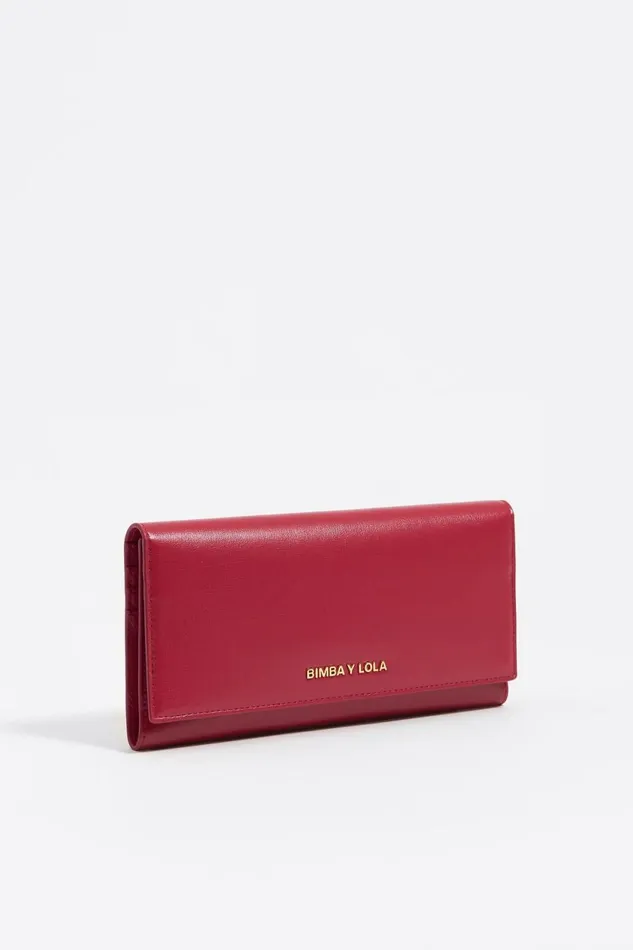 Red Continental Wallet Red Women Bimba Y Lola Billfolds