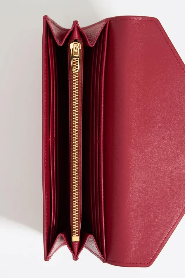 Red Leather Continental Wallet Red Women Bimba Y Lola Billfolds Red Leather Continental Wallet Red Women Bimba Y Lola Billfolds