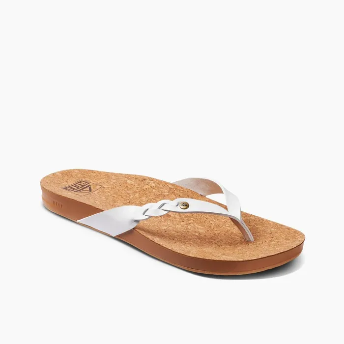 Reef Flip Flops Cushion Court Twist White 8211 Women Reef Flip Flops Cushion Court Twist White 8211 Women