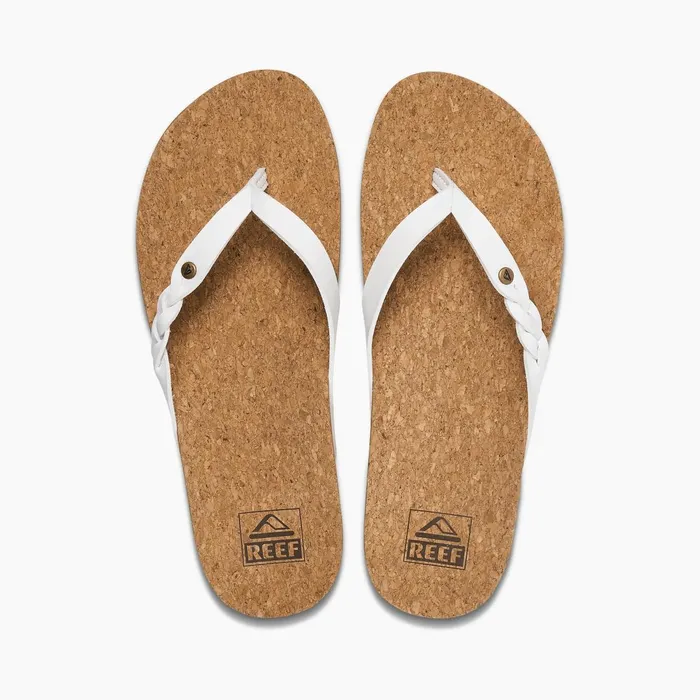 Reef Flip Flops Cushion Court Twist White 8211 Women Reef Flip Flops Cushion Court Twist White 8211 Women