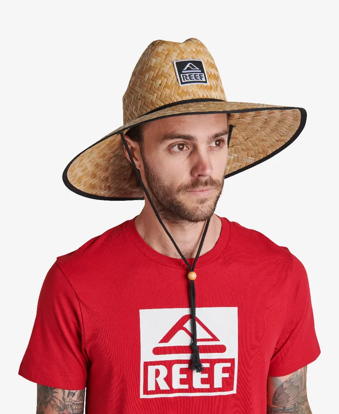 Reef Hats and Beanies Downpour Straw Hat Caviar 8211 Men Reef Hats and Beanies Downpour Straw Hat Caviar 8211 Men