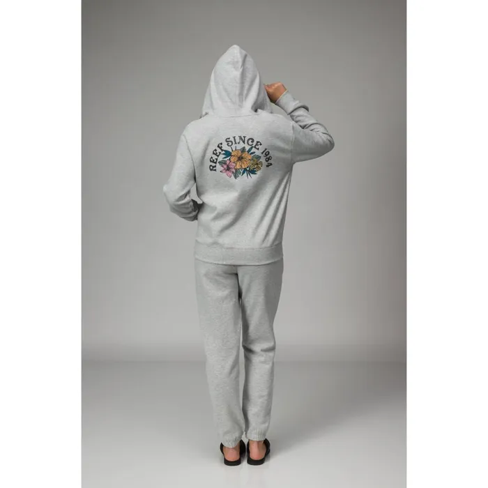 Reef Hoodies Sweaters and Jackets Brittany Fleece Full Zip Heather Grey 8211 Women Reef Hoodies Sweaters and Jackets Brittany Fleece Full Zip Heather Grey 8211 Women