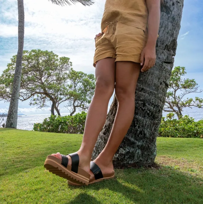 Reef Sandals Cushion Vista Hi Black Braid 8211 Women Reef Sandals Cushion Vista Hi Black Braid 8211 Women