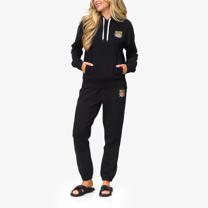 Reef Shorts Pants and Skirts Josie Sweatpants Caviar 8211 Women Reef Shorts Pants and Skirts Josie Sweatpants Caviar 8211 Women