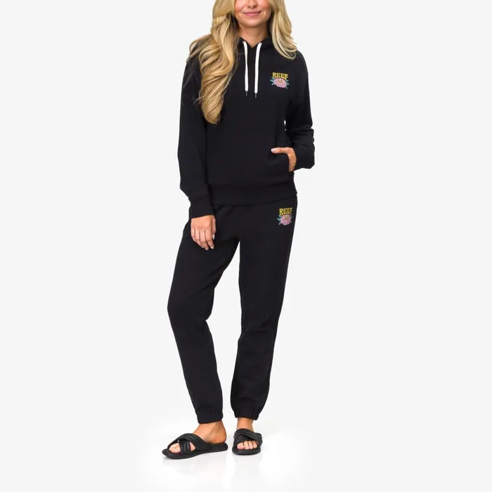 Reef Shorts Pants and Skirts Josie Sweatpants Caviar 8211 Women Reef Shorts Pants and Skirts Josie Sweatpants Caviar 8211 Women