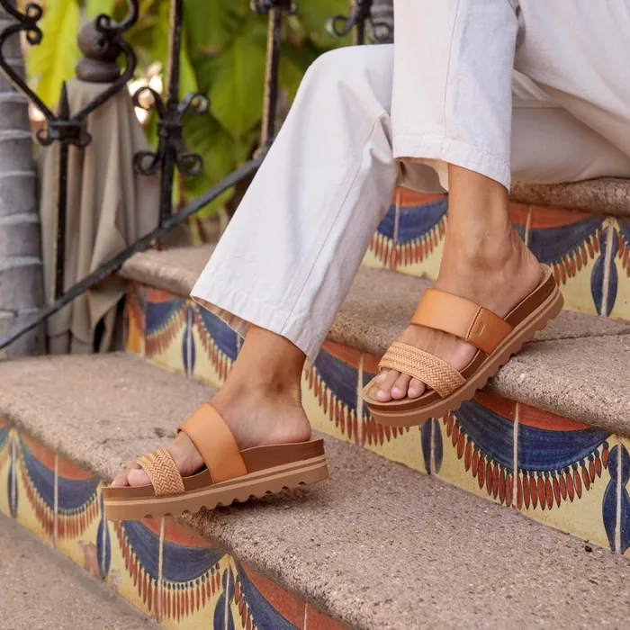 Reef Slides Cushion Vista Hi Natural Braid 8211 Women Reef Slides Cushion Vista Hi Natural Braid 8211 Women