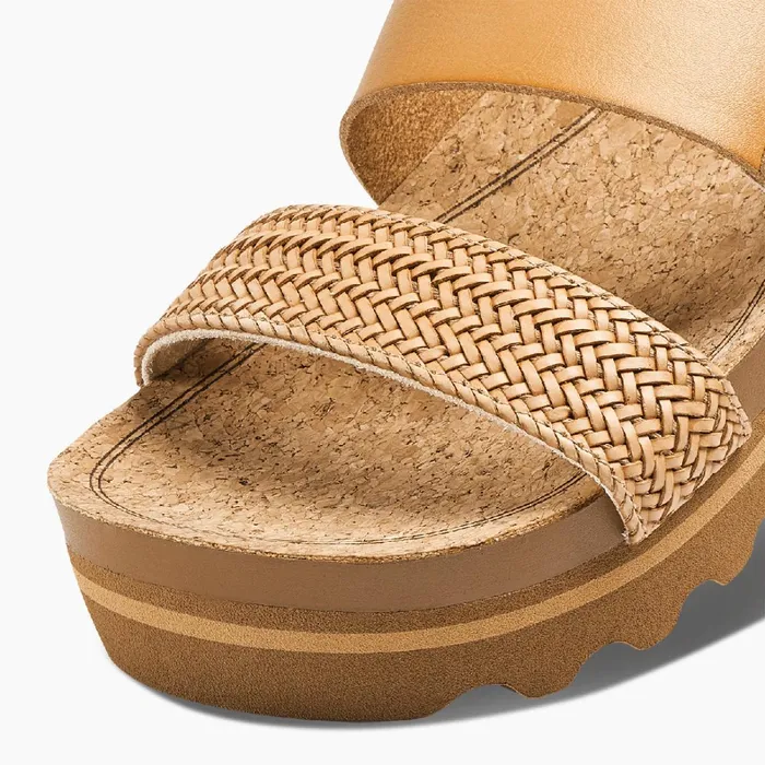 Reef Slides Cushion Vista Hi Natural Braid 8211 Women Reef Slides Cushion Vista Hi Natural Braid 8211 Women