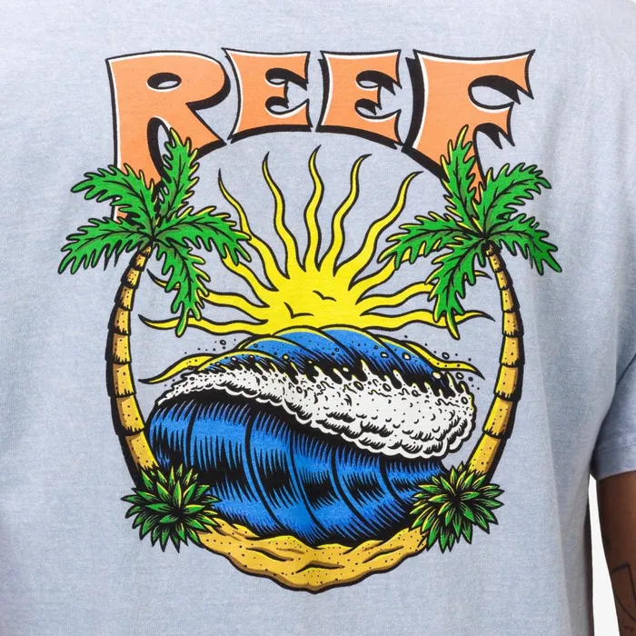 Reef TShirts and Shirts Breaks Tee Spr Blu Min Wsh 8211 Men